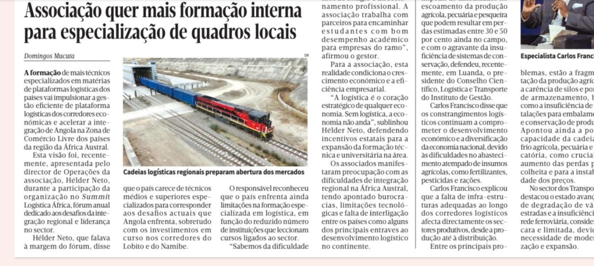 Necessidade de Formação e Especialização no Sector Logístico